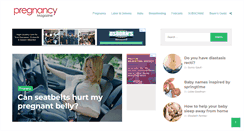 Desktop Screenshot of pregnancymagazine.com